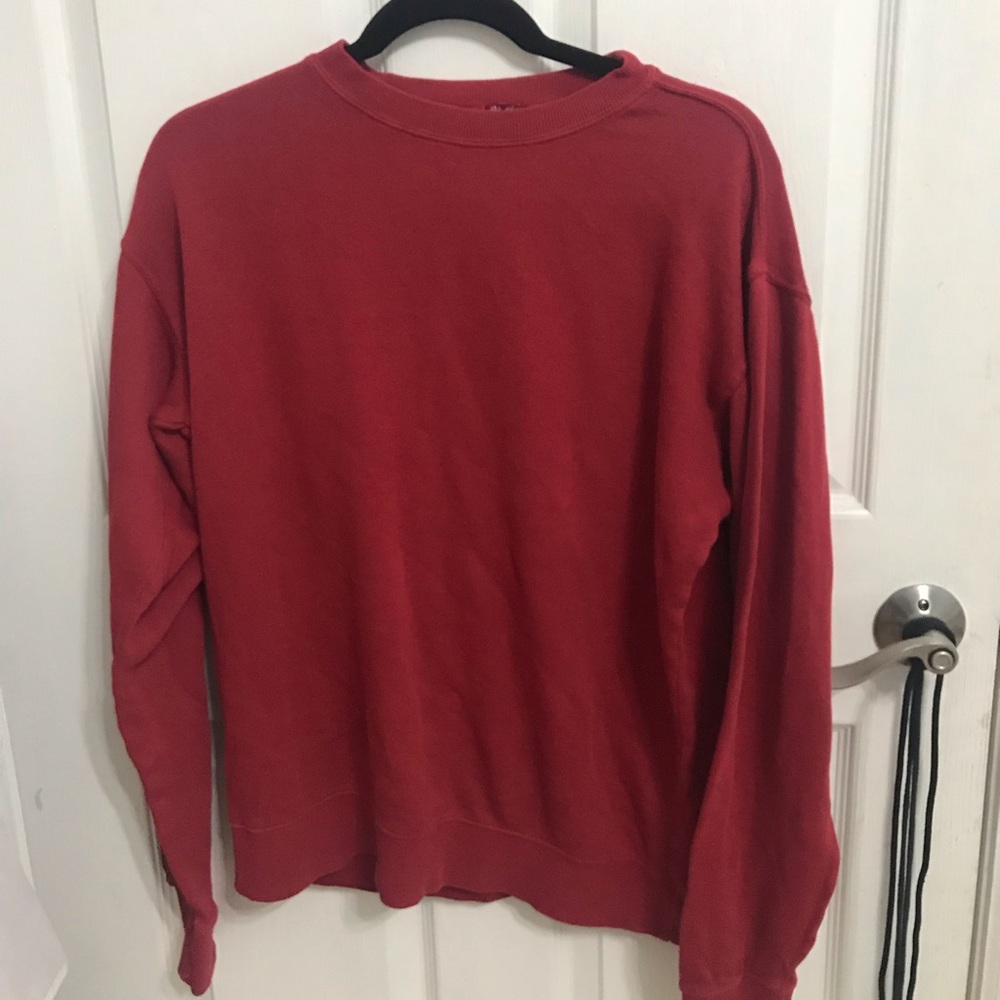 brandy melville red oversized erica sweater